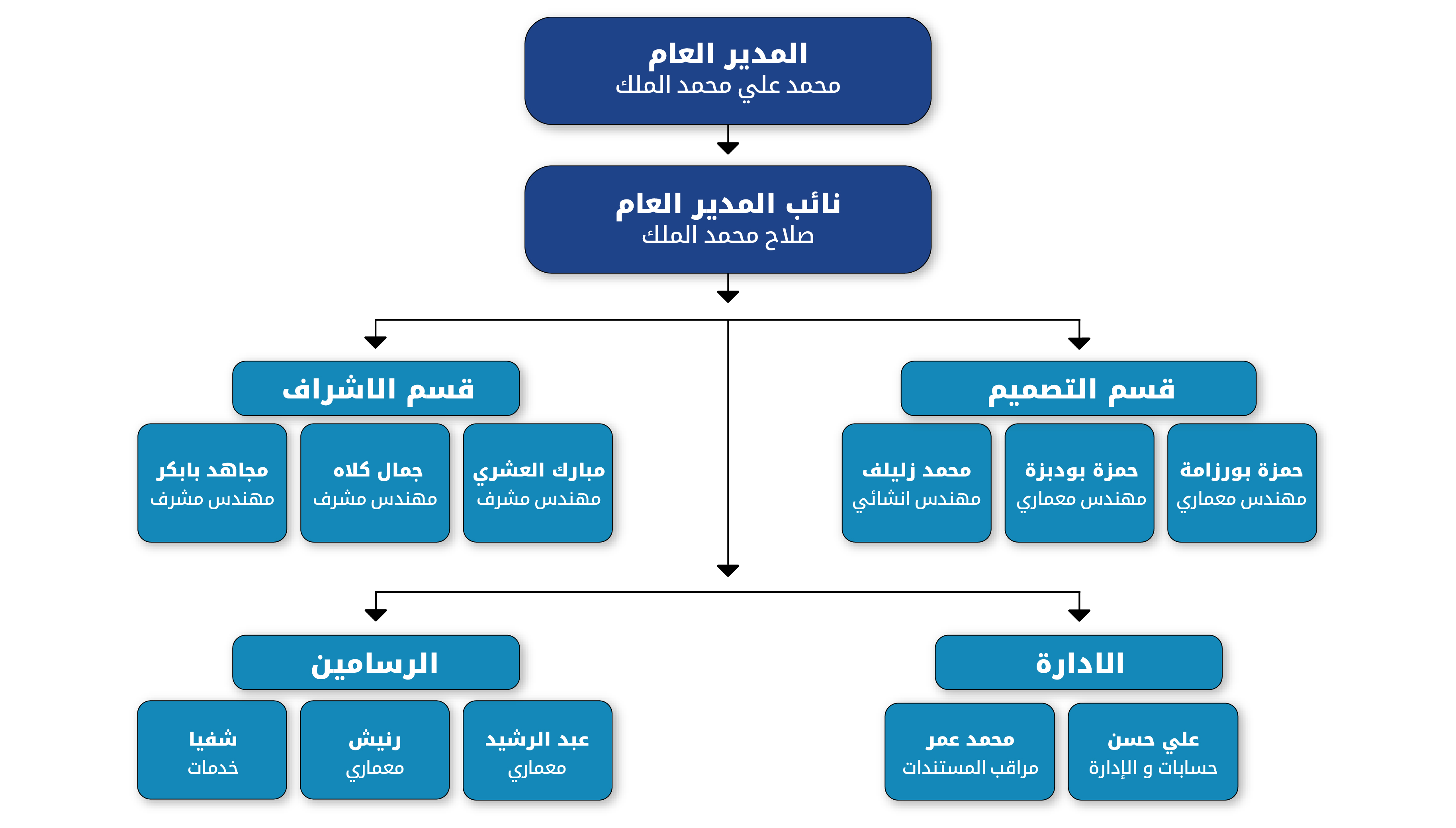 الهيكل التنظيمي